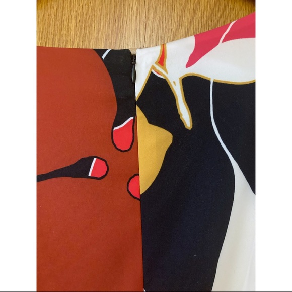 TRACEE ELLIS ROSS fit and flare colour block dress - Picture 2 of 5